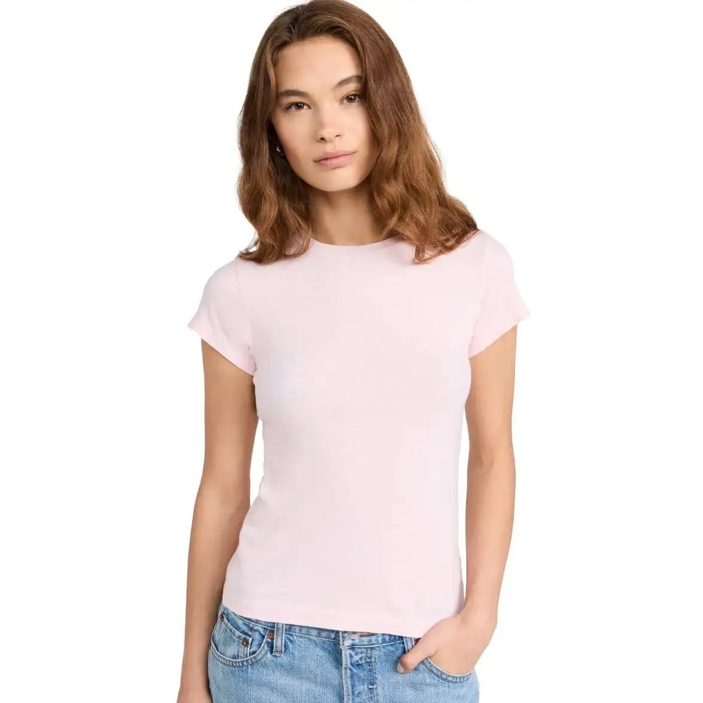RE/DONE / Hanes 60s Slim Tee in Peony